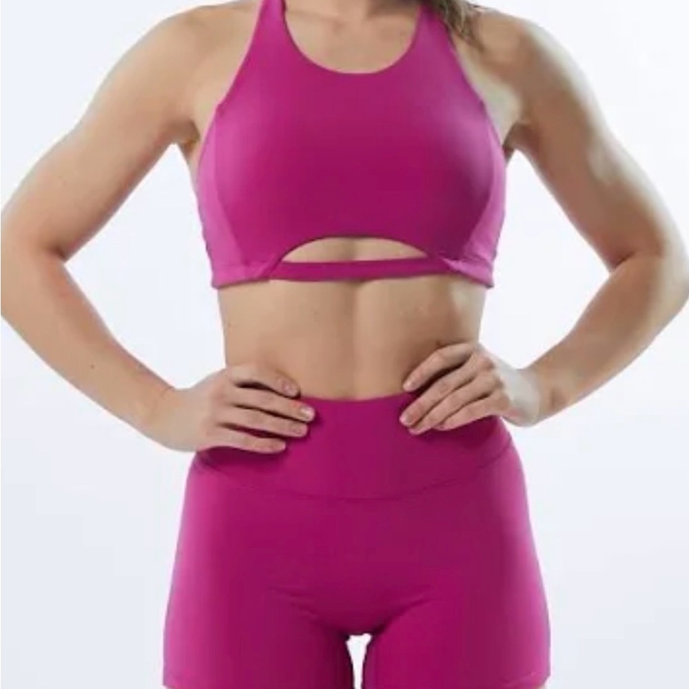 Alphalete Women's Magenta Athletic Shorts